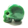 Huiying Stone carvings wholesale hand carved 2 inch natural green aventurine stone head skulls for gifts Crafts