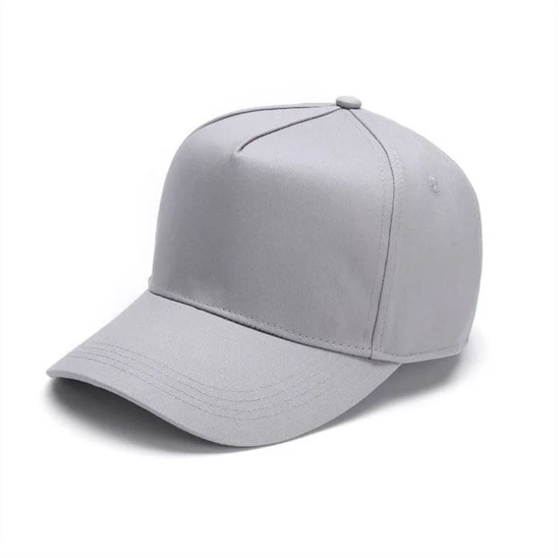 Wholesale Blank Sport Caps Plain Baseball Cap Adjustable 5 Panel Cap No logo