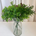 Competitive Price 5-Branch Mimose Grass Plastic Decorative Artificial Garden Plant