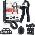5-Pack Adjustable Resistance Hand Gripper Set Strength Trainer Forearm Strengthen Workout Kit Counting Hand Grip Strengthen
