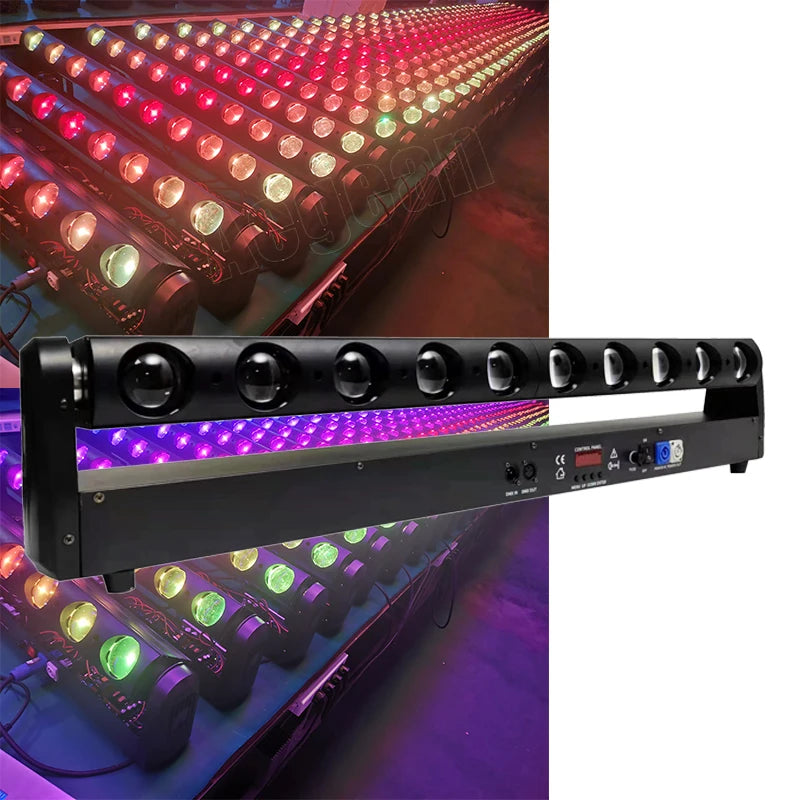 Super Beam Light 10 X 40W RGBW Pixel Control Led Moving Bar Moving Head Stage Light