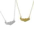 Wuqie 925 Sterling Silver Pendant Necklace 2025 New Fashion Minimalist Irregular Moon Rock Shaped Necklace