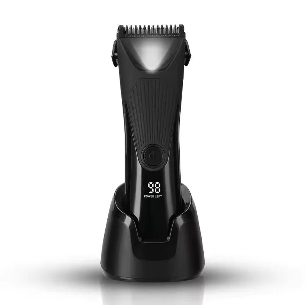 Washable Body Hair Trimmer Electric Groin Trimmer for Men Women Hair Removal Epilator Shaver Body Groomer Beard Grooming Kit