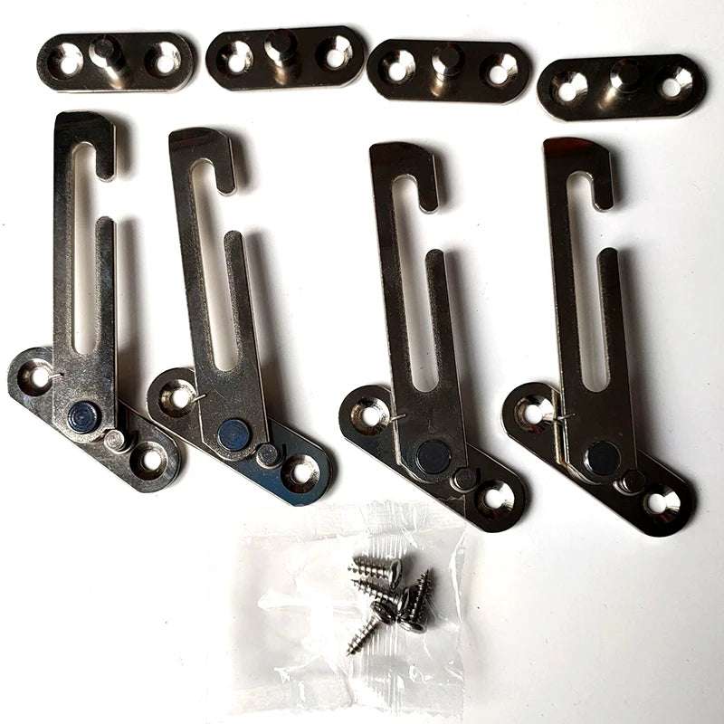 Modern Steel Window Locks with Zinc Alloy Lock Core and Die Casting for Bathroom Sliding Windows Limiter