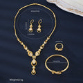 MEIZI JEWELRY New Style Necklace Set Dubai Gold Filled Lady Popular Jewelry Sets Women Wedding Party