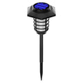 Outdoor New Solar LED Dynamic Simulation Fire Floor Insert Lamp Waterproof Plastic Decorative Lamp for Villa Garden Courtyard