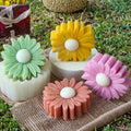 J-5224 Large Daisy Flower Silicone Mold for Candle Making Aromatherapy Candle Cake Decor Soap Sun Flower Scented Candle  Mold