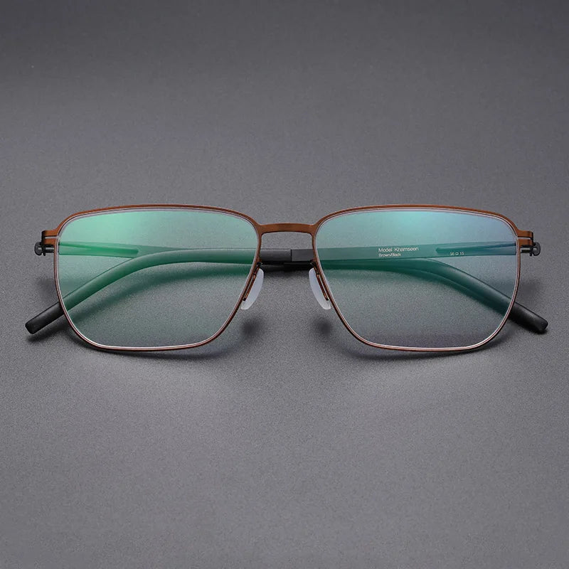 Osicare Khamseen Good Quality Wholesale Myopic Stainless Designer Lens Eye Glasses Prescription Reading Optical Frames for Men