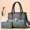 Custom logo Pu Leather 2025 Hot Fashion Brand Designer Large Work Tote Hand Bag Set