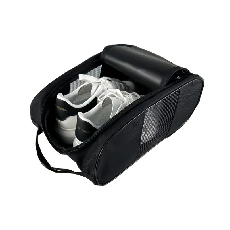 Waterproof Sports Shoe Bag Mesh Breathable Organizer for Outdoor Business Trip Practical Shoe Pouch