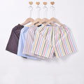 CINVIK 48 Hours Shipping New Men's Underwear Shorts Loose Casual House Pants Fashion Simple Striped Aro Pants Cotton