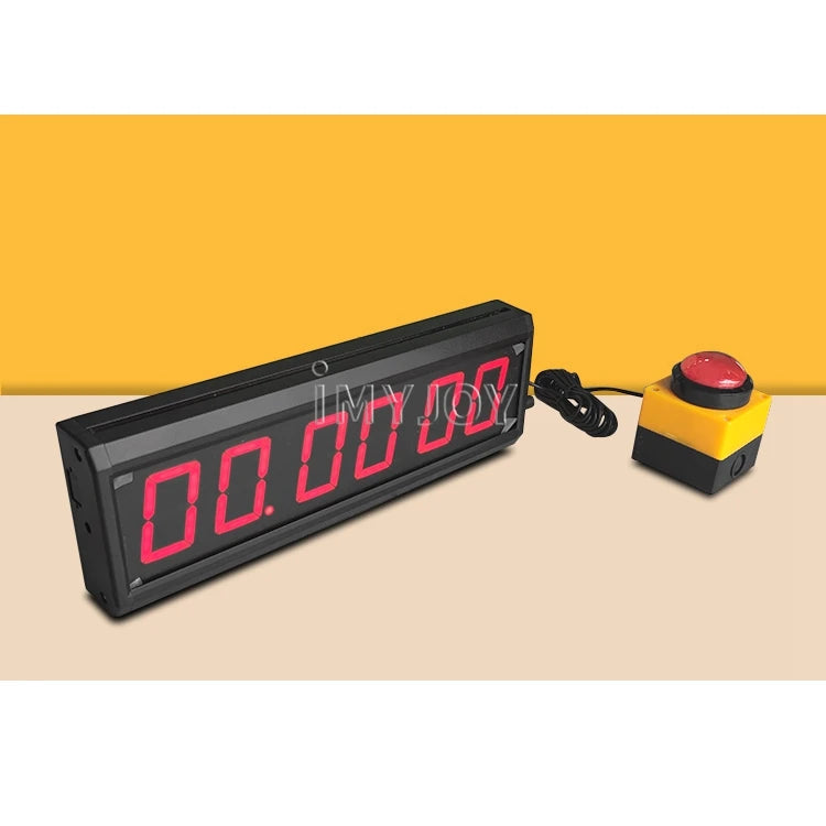 Mini Led Light Digital Clock Reaction Pressing Button Ten Second Game Challenge Interactive Machine Games for Children