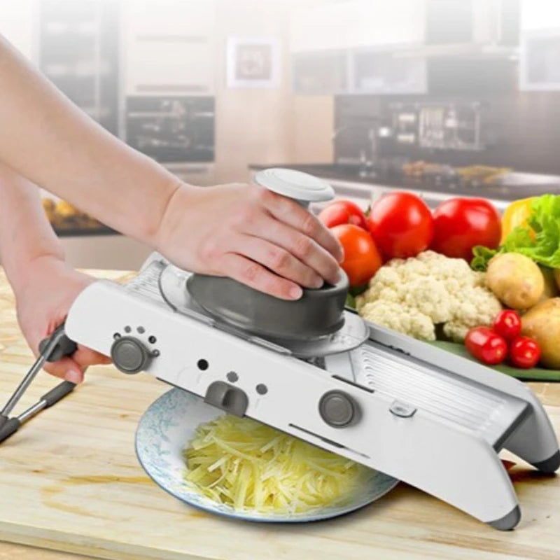 High-End Stainless Steel Kitchen Multi-Function Vegetable Cutter Shredded Slicer Potato Grater Metal Utensil