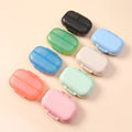 Travel Daily Medicine Organizer Moisture-Proof 7 Compartment Pill Container for Vitamin Supplements Convenient Pill Storage Case
