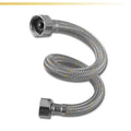 New Product Female Threaded Stainless Steel EPDM Flexible Braided Water Hose for WC Smart Water Heater Connection Tube