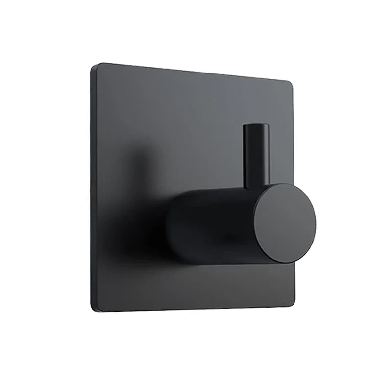 Coat Rack with Key Holder and Towel Hooks Self-Adhesive 3M Iron Wall Sticker for Home Bathroom or Kitchen Accessories