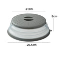 Multi-Functional Folding Silicone Dish Cover Small Size Kitchen Microwave Oven Cooking Food Cover Heat Resistant Specialty Tool