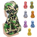 Fashion Red Colorful Head Wrap Hair Bandanas in Bulk Printed Designers Durags for Men
