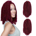 Long Curly Dreadlocks Pre Looped 14 Inch Crochet Hair Faux Locs 14 Inch Goddess Locs Crochet Hair Soft Locs