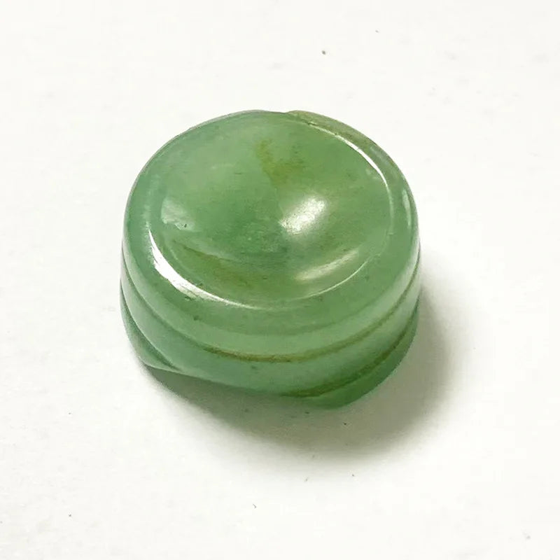 HZ Natural crystal ball holder decorative sphere stand green aventurine ball base