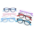 Children Custom logo Round Spectacle Frames Silicone Nose Pads Kids Optical Glasses Frames
