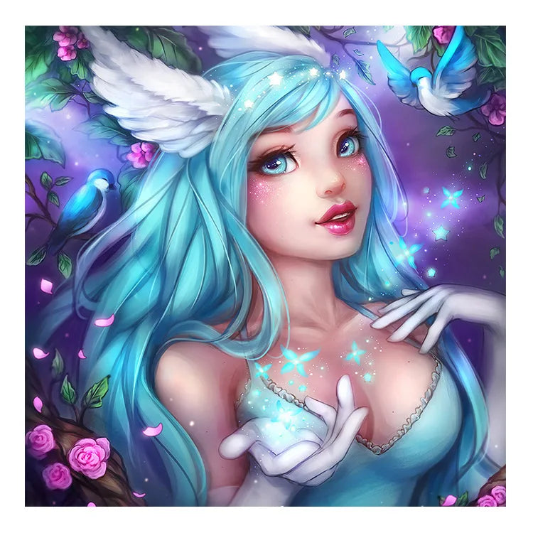 Ever Moment Cartoon Anime Diamond Painting Girl Handicrafts Kits for Beads Embroidery Room Decoration DIY Hobby Art Craft 4Y1668