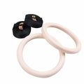 NQ SPORTS Gym Gymnastics Ring Assistant Set Gymnastic With Numbered Straps Bar 28 Frame Wall Mount Rings