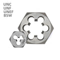 Hex Thread Screw Dies UNC UNF BSW 2# 4# 5# 6# 8# 10# 12# 1/8 5/32 3/16 1/4 5/16 3/8 7/16 1/2 5/8 3/4 7/8 Inch Bolt Rolling Tools