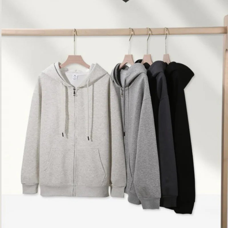 ODM/OEM Wholesale Puls Size Men's Hoodies Full Zip up Custom Print logo Hoodie for Man and Women
