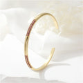 Wholesale Trendy Simple Design Women Jewelry Bracelet Opening Cuff Bangle for Ladies