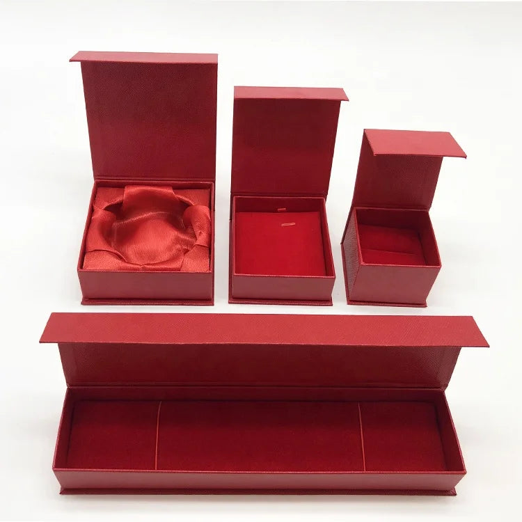 Factory Outlet Paper Ring Box Necklace Box Customized Jewelry Packaging Box with Logo