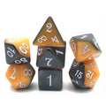 LM Factory Custom Premium Acrylic Dnd Yellow Black Bulk 16mm D20 Ludo Storyteller Dice Set