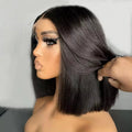 Factory Price Brazilian Straight Hair BOB WigWholesale Virgin Bob 4x4 Lace Frontal WigCustom Color Bob Human Hair Lace Wig
