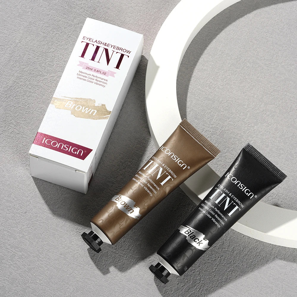 Professional Tint Dye Cream Set Eyelash Brow Semi Permanent Hybrid Brow Tint Kit Private Label