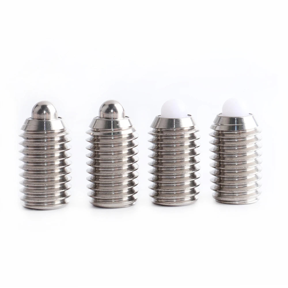 Factory Outlet Large Stock 304 Stainless Steel Spring Plunger Hex Wrench Hole Spring Pin ISO Standard Metric System Screw
