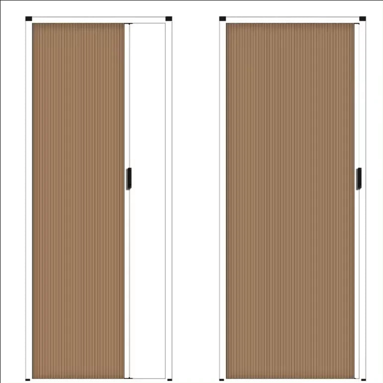 Hot Sale Modern Honeycomb Pocket Sliding Doors Space-Saving Folding Partition Insect Resistant Washable Fabric for Window/Door