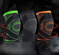 Wholesale Knee Support Protective Gear Fashion Sports Knee Sleeve Elastic Knitting Knee Brace With Bandage