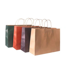 New Design Paper Bag with Handle Cheap Price Kraft Bags for Paper Packaging