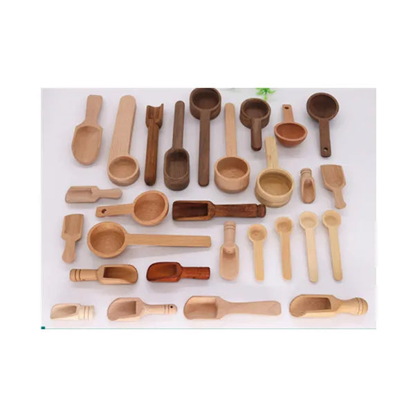 Small Wood 8gram Scoop Black Walnut Coffee Tea Measuring 10gram Coffee Wooden Scoop Spoon