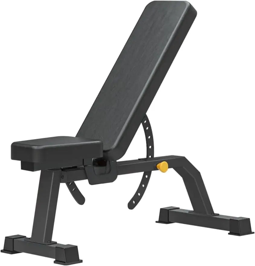 Wellshow Sport Weight Bench Heavy Duty Bench1000 PRO Adjustable Workout Bench Press Set for Home Gym Strength Training