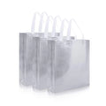 Cangnan Diy Silver Coloring Custom Gold Laser Laminated Metallic Non Woven Shopping Tote Bag