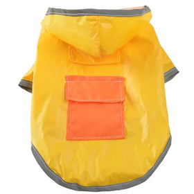 Cute Stocked Printed Pet Dog Raincoats Waterproof