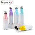 500ml Double Wall Colofulful Thermos Vacuum Flask Stainless Steel Bottle for Sublimation Printing