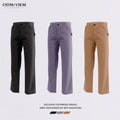 Mens Casual Slim Fit Straight Long Trousers Formal Dress Leisure Cotton Pants Pantalon Cargo Pantalon MegaBDM