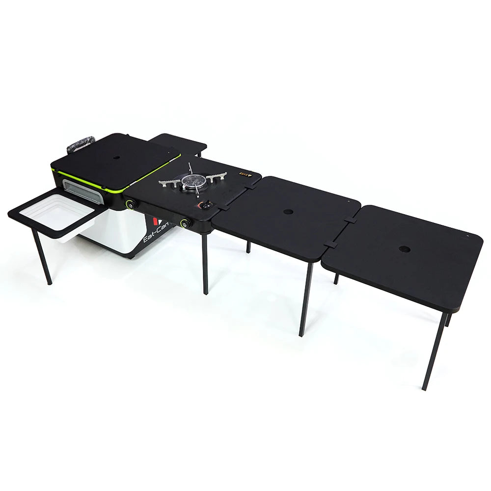 Modern Fully-Equipped Outdoor Folding Compact Food Truck Trailer Portable Mobile Kitchen for Camping and Courtyard Dining