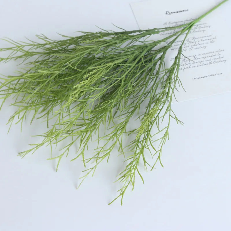 Artificial Plastic Grass Plants Greenery Artificial Greenery for Wedding Party Home Decoration