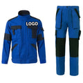 Custom Logo Work Clothes Workwear Jacket Pants Trousers Construction Safety Working Scrubs Uniforms Set