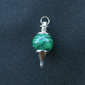 HY Online shop Malachite Gemstone Ball Pendulum Dowsing Pendulum for selling