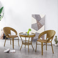 Cnlf PE Rattan Wicker Dining Chair Outdoor Garden Classic Rattan Chair CNLF