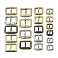 Adjustable Brass Metal Square Belt Pin Buckles for Handbag Accessories Gold Plated High Quality Customizable Colors